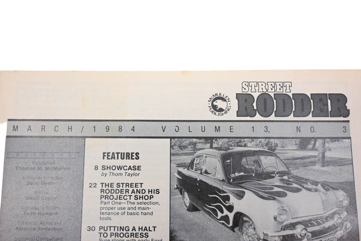 Street Rodding AH024-55 March 1984 Magazine