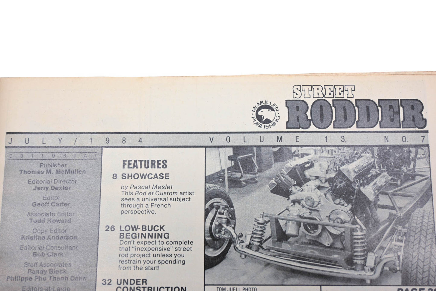 Street Rodding AH024-57 July 1984 Magazine
