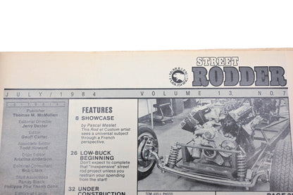 Street Rodding AH024-57 July 1984 Magazine