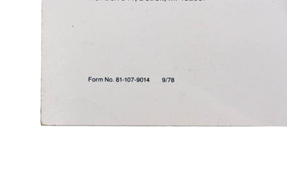 Chrysler 81-107-9014 1979 Chrysler/Plymouth Ploice Vechicles Sales Brochure