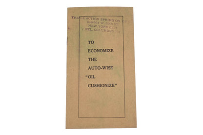 Dan Oil Cushion Spring Insert Company LM008-14 Spring Insert Sales Brochure