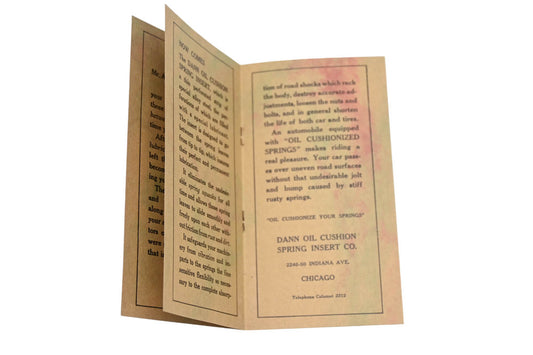 Dan Oil Cushion Spring Insert Company LM008-14 Spring Insert Sales Brochure