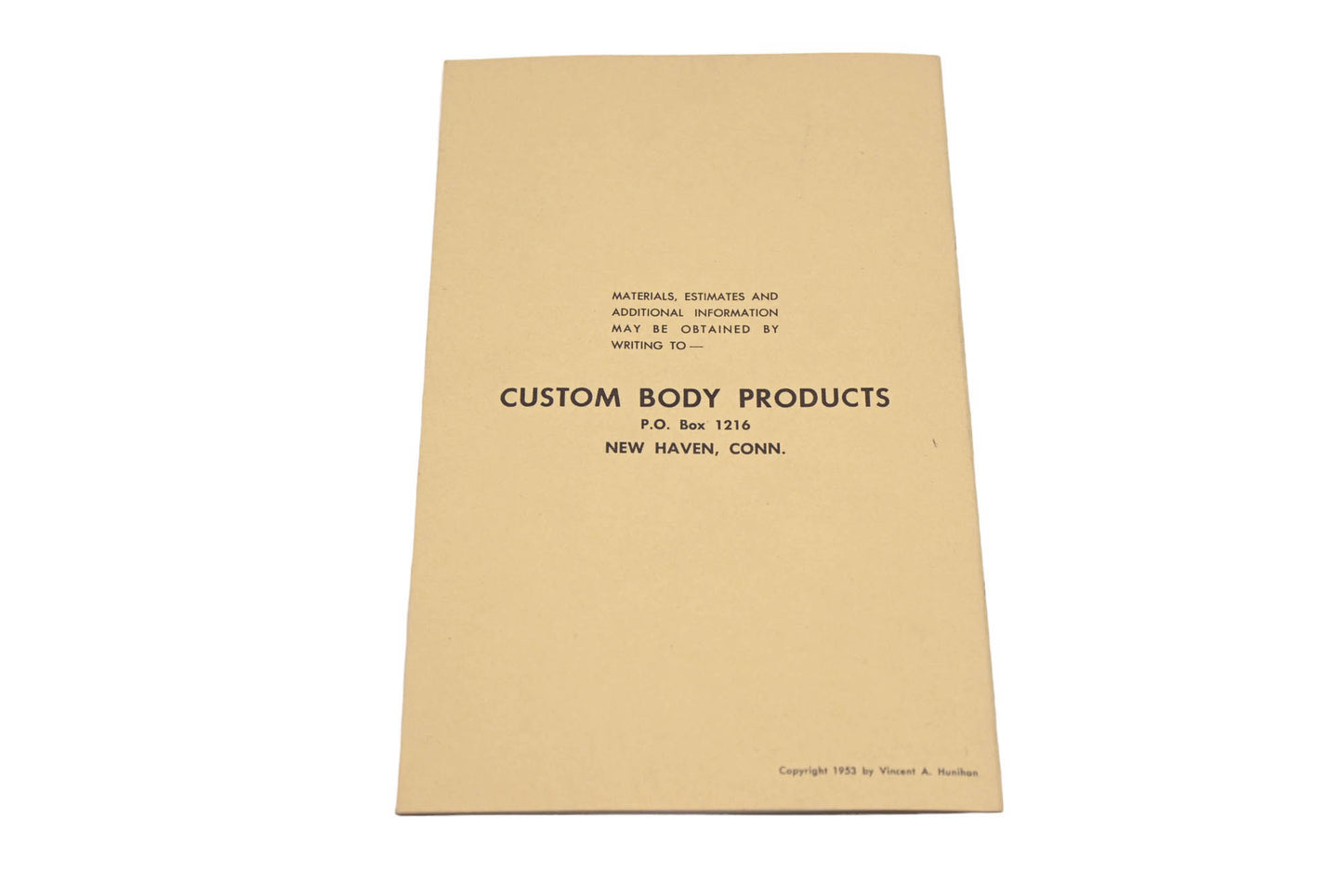 Custom Body Products LM008-20 Laminated Plastic Body Construction For The Amatuer Guide Book