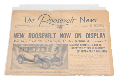 Marmon LM008-25 1929 The Roosevelt News Mailer