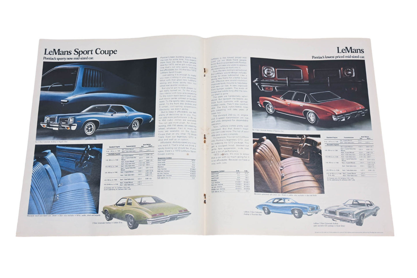 General Motors LM008-26 1973 Pontiac Buyer's Guide