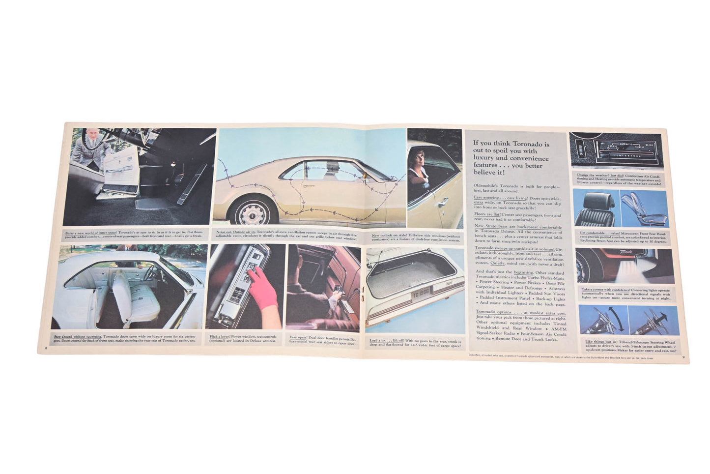 General Motors LM008-27 1966 Oldsmobile Sports Model Specification Brochure
