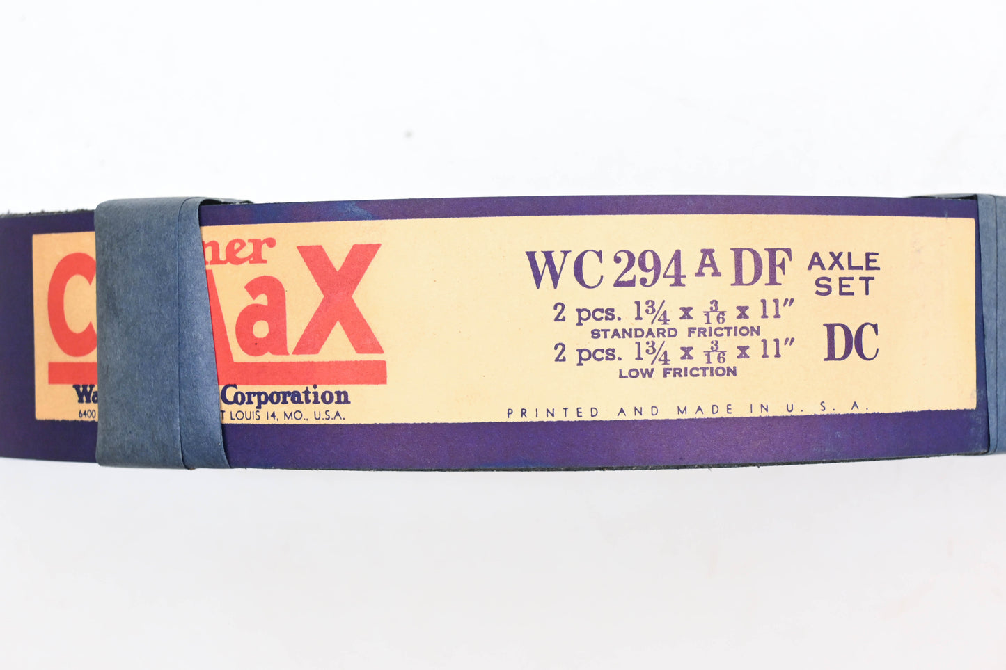 Wagner Comax WC294A, WC-294A-DF-DC, WC294ADFDC Brake Lining Kit NOS