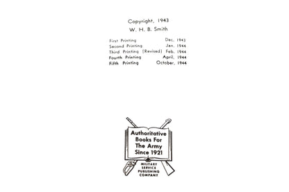 Military Service Publishing YO038-13 A Basic Manual Of Military Small Arms Book