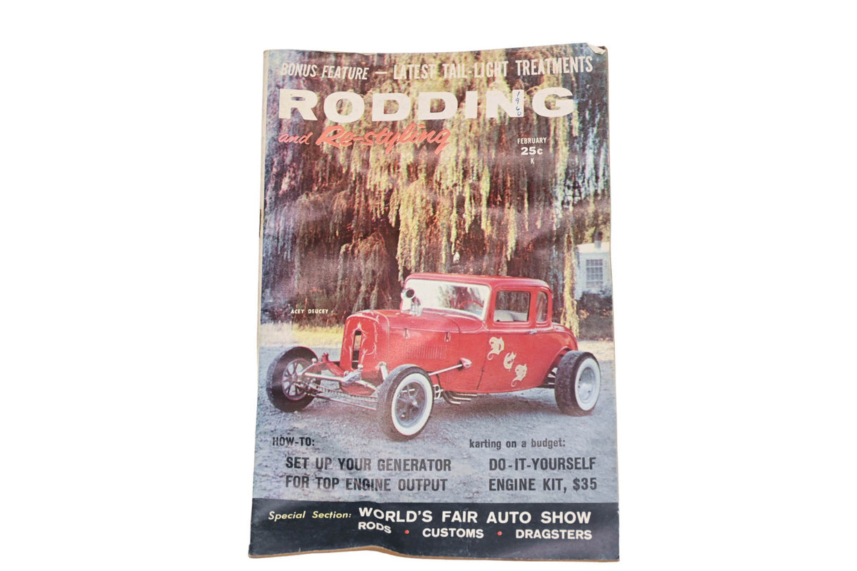 Rodding & Re-Styling YO024-25 February 1960 Magazine