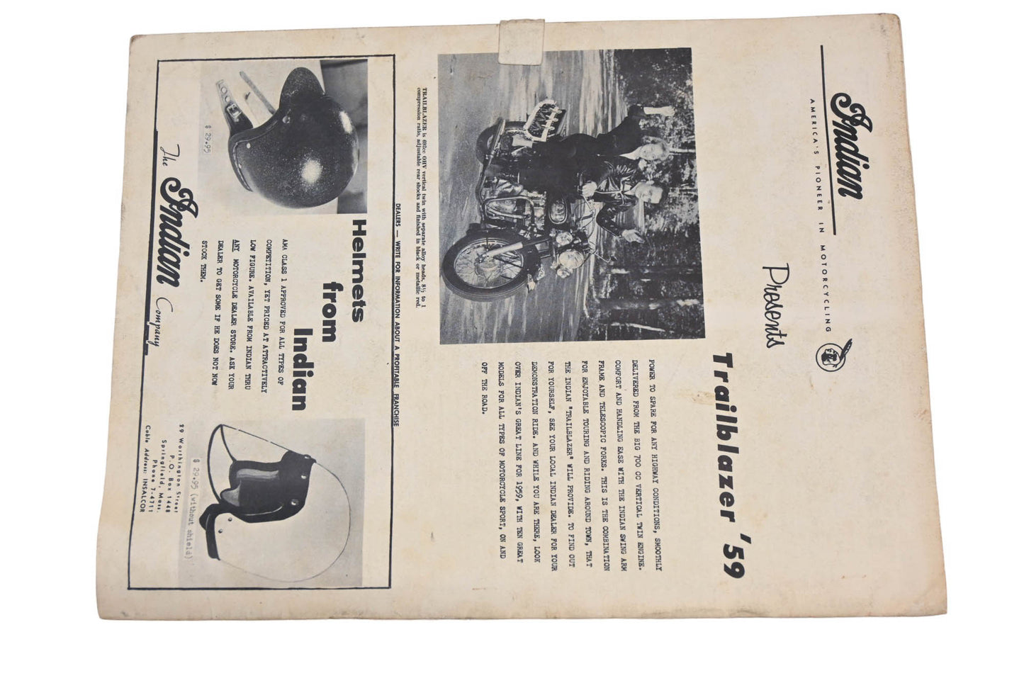 New England Cycle Sport YO024-28 March 1959 Magazine