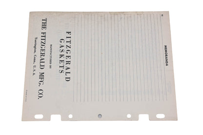 Fitzgerald 62-1 Buick Replacement Gaskets Catalog