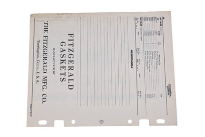 Fitzgerald 58-6 Chrysler Replacement Gaskets Catalog