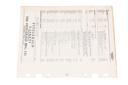 Fitzgerald 58-7 DeSoto Replacement Gaskets Catalog