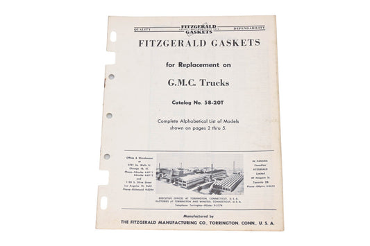Fitzgerald 58-20T GMC Trucks Relacement Gaskets Catalog