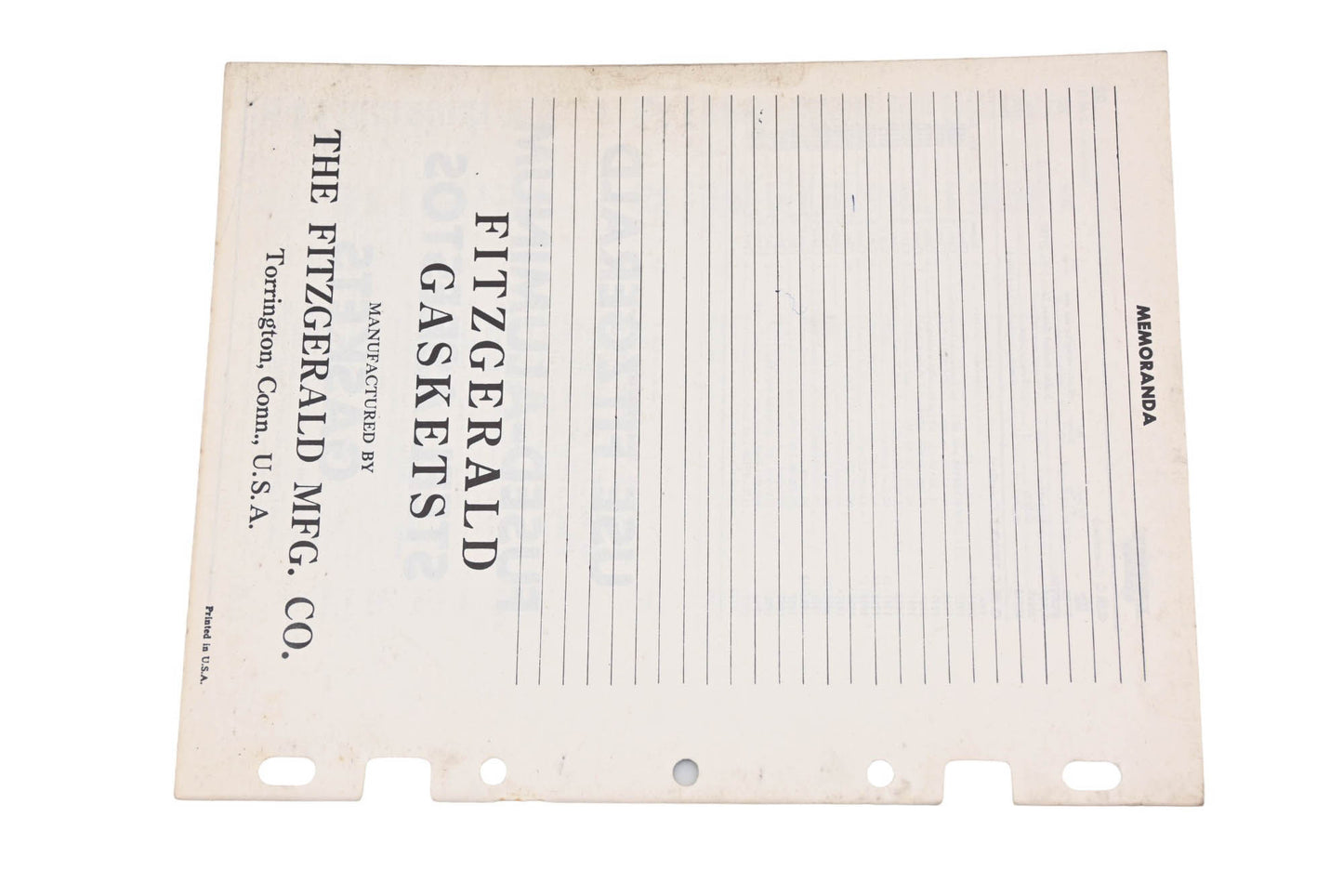 Fitzgerald 58-20T GMC Trucks Relacement Gaskets Catalog