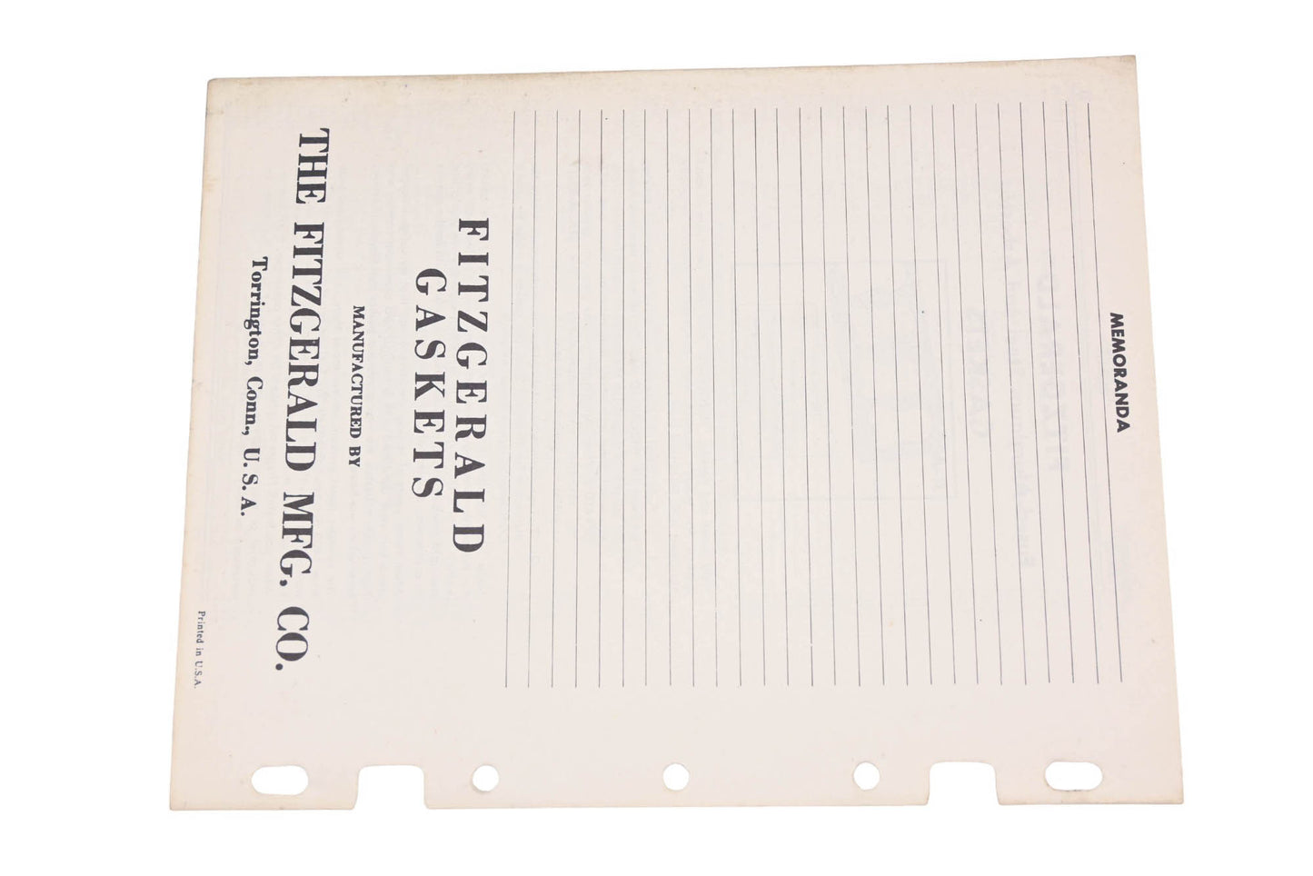 Fitzgerald 58-21T Mack Trucks Replacement Gaskets Catalog