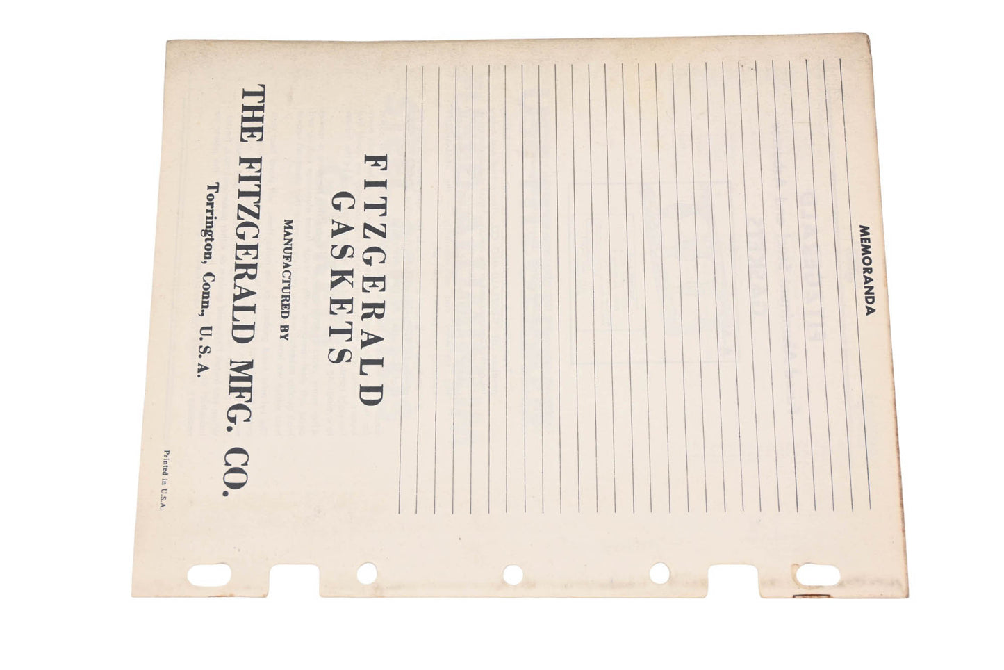 Fitzgerald 58-22T White Trucks Replacment Gaskets Catalog