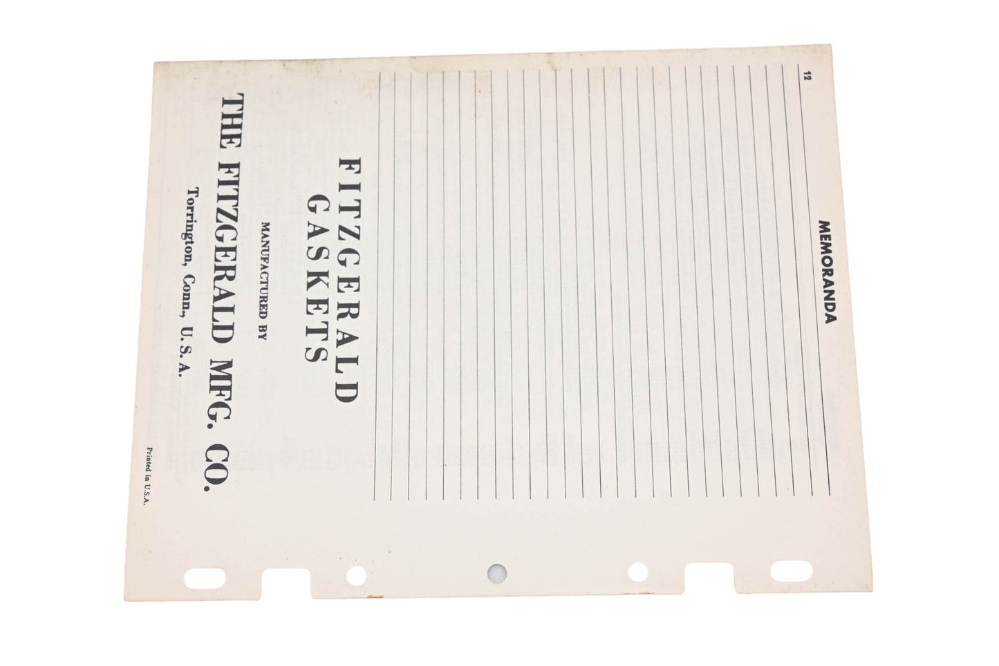 Fitzgerald 62-4 Oldsmobile Replacement Gaskets Catalog