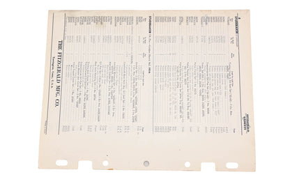 Fitzgerald 62-16 Studebaker Replacement Gaskets Catalog