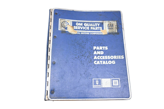 General Motors YH008-35 GM Oldsmobile Parts And Accessories Catalog Binder