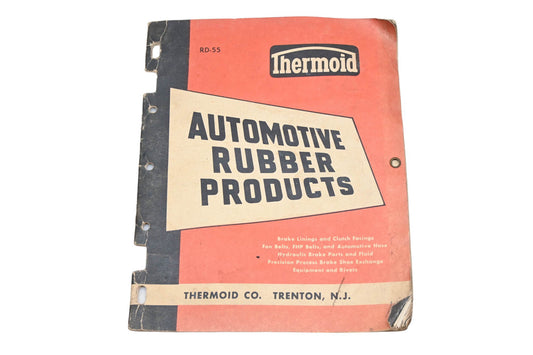 Thermoid RD-55 Automotive Rubber Products Data Chart