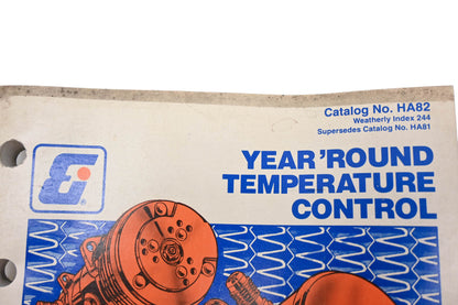 Everco Industries HA82 1982 Year 'Round Temperature Control Catalog