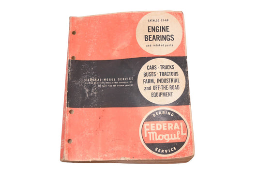 Federal Mogul 57-AB 1957 Engine Bearings And Related Parts Catalog