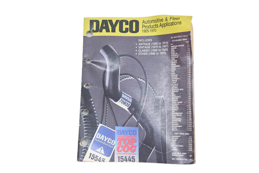 Dayco 042459 1905-1970 Automotive & Fleet Products Application Book