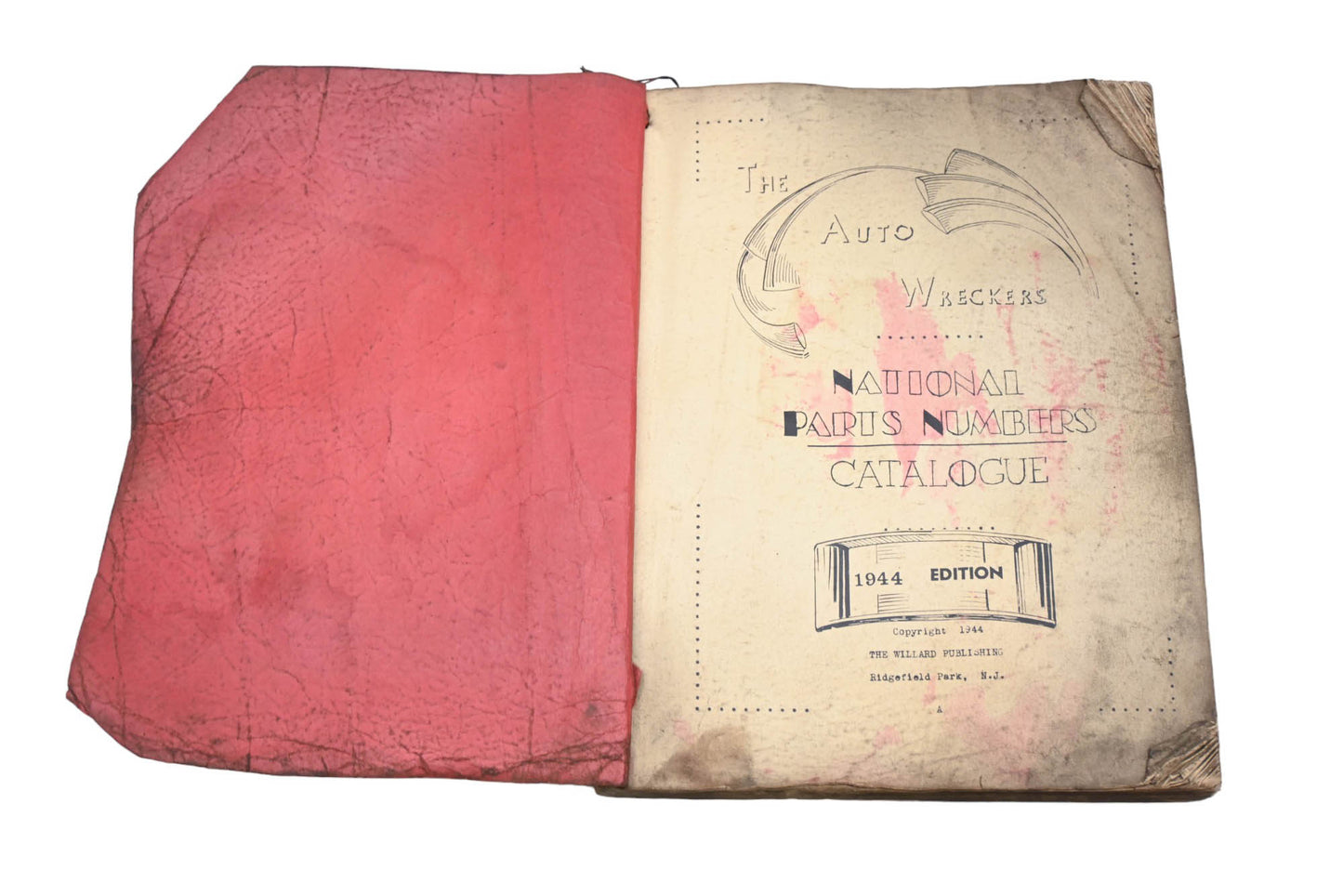 Willard Publishing YO025-24 1944 Edition The Auto Wreckers National Parts Numbers Catalog