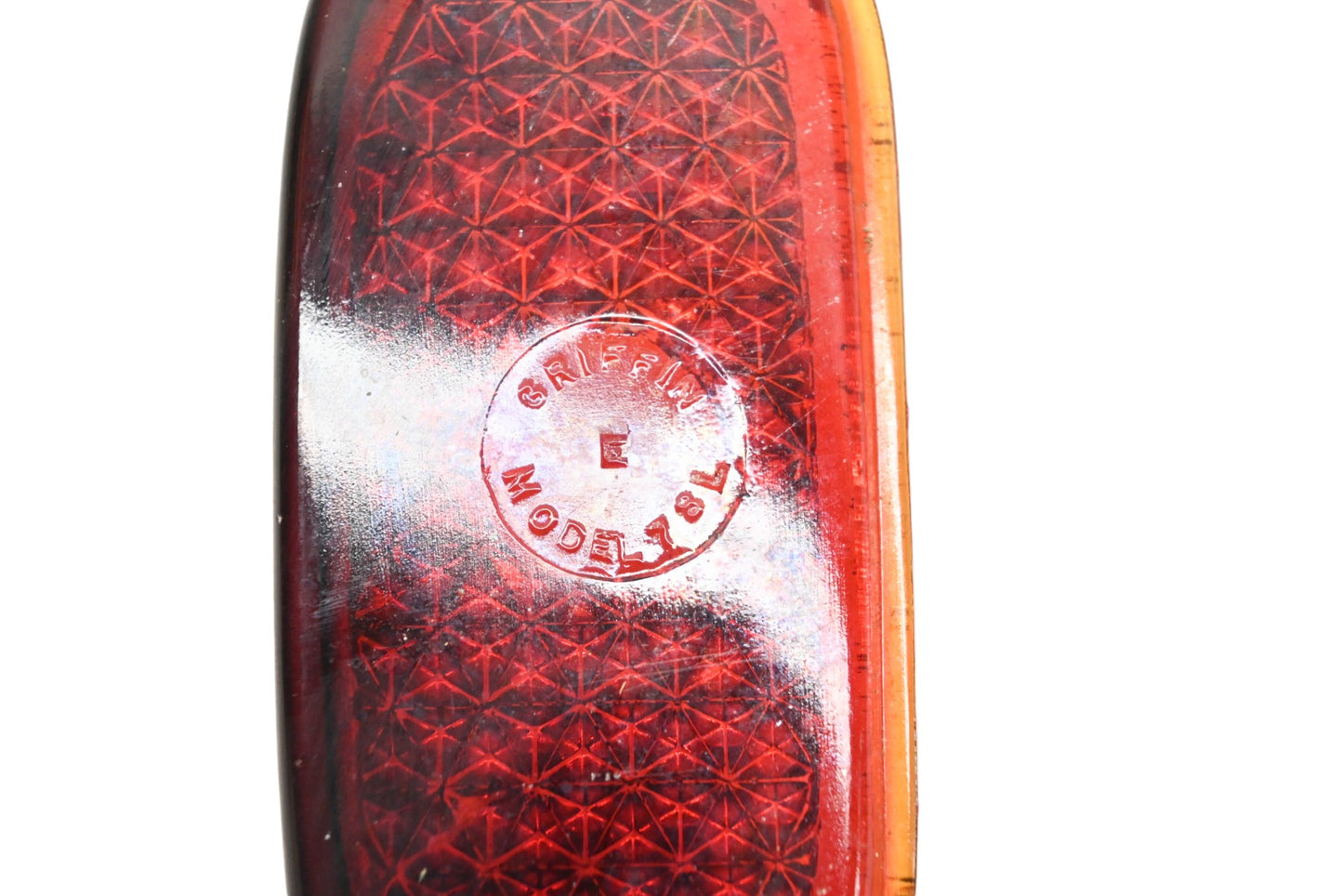 Griffin 78L, 2393, 278 Lefthand Red Glass Tail Light Lens NOS