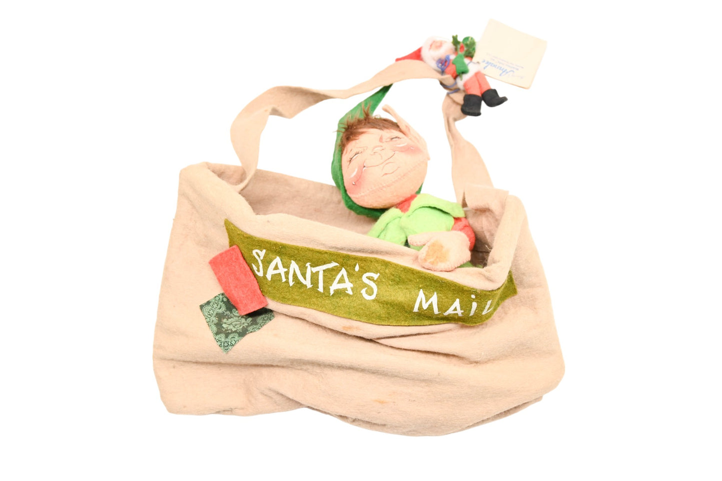 Annalee Dolls ZM028-31 Elf In Santa's Mailbag Doll
