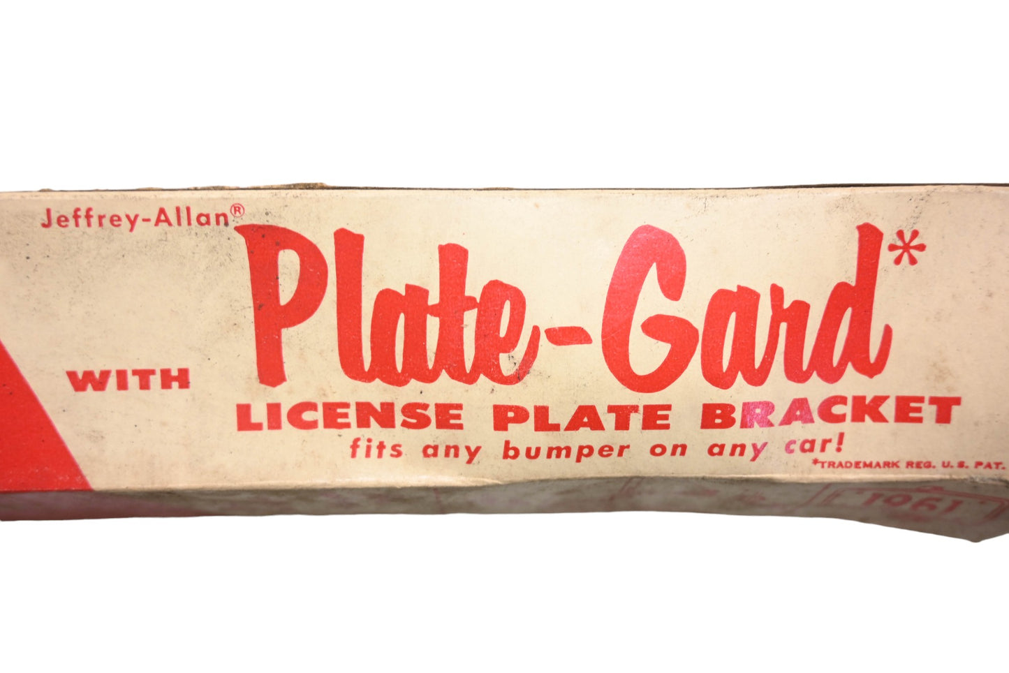 Jeffrey-Allan HN024-1 Universal Plate-Guard License Plate Bracket Kit NOS