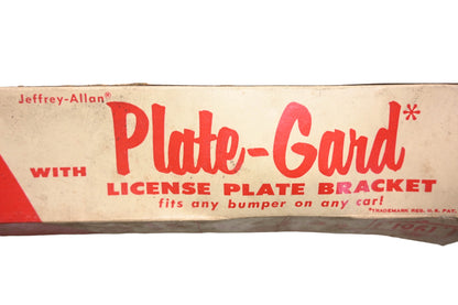Jeffrey-Allan HN024-1 Universal Plate-Guard License Plate Bracket Kit NOS