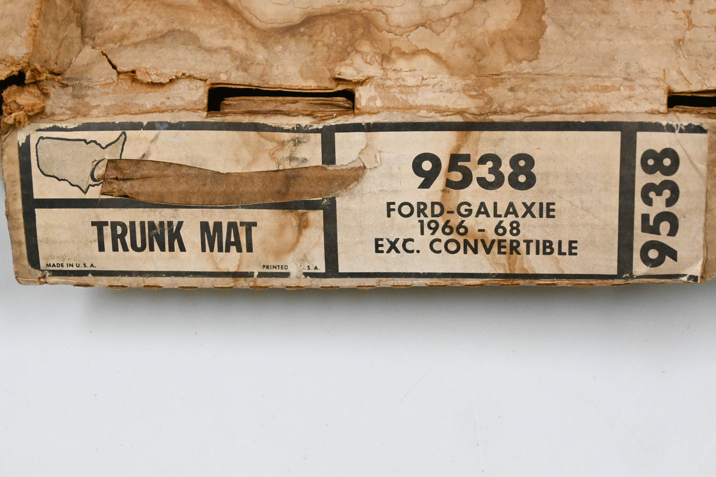 Mats Unlimited 9538 1966-68 Ford Galaxie Trunk Mat NOS