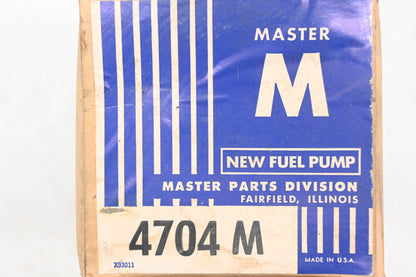 Master Parts 4704 M, 4704M Fuel Pump Assembly NOS