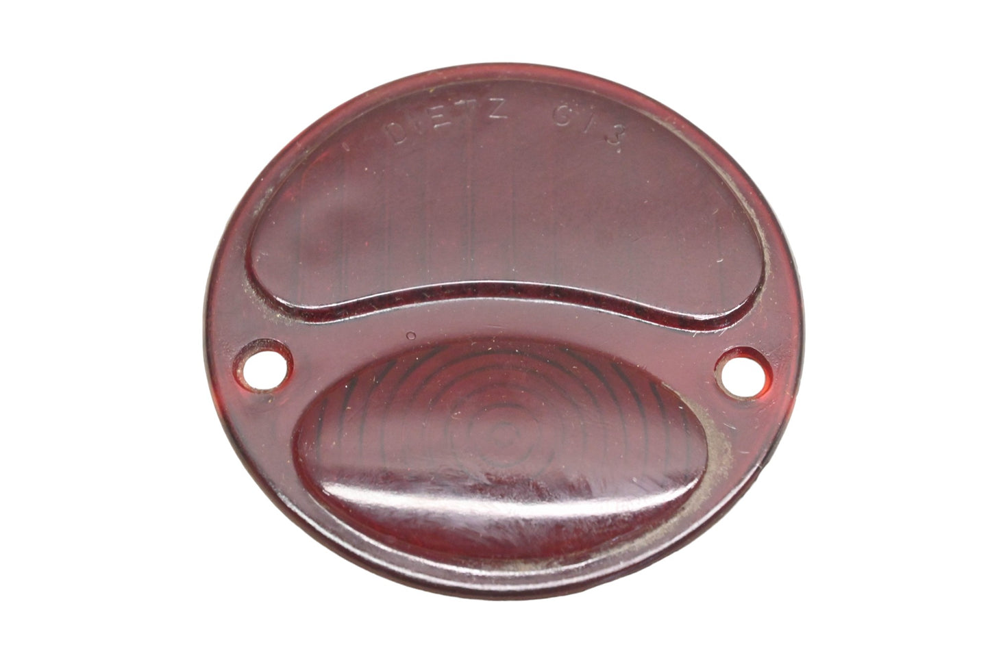 Dietz G13 Red Glass 3.5" Taillight Lens NOS