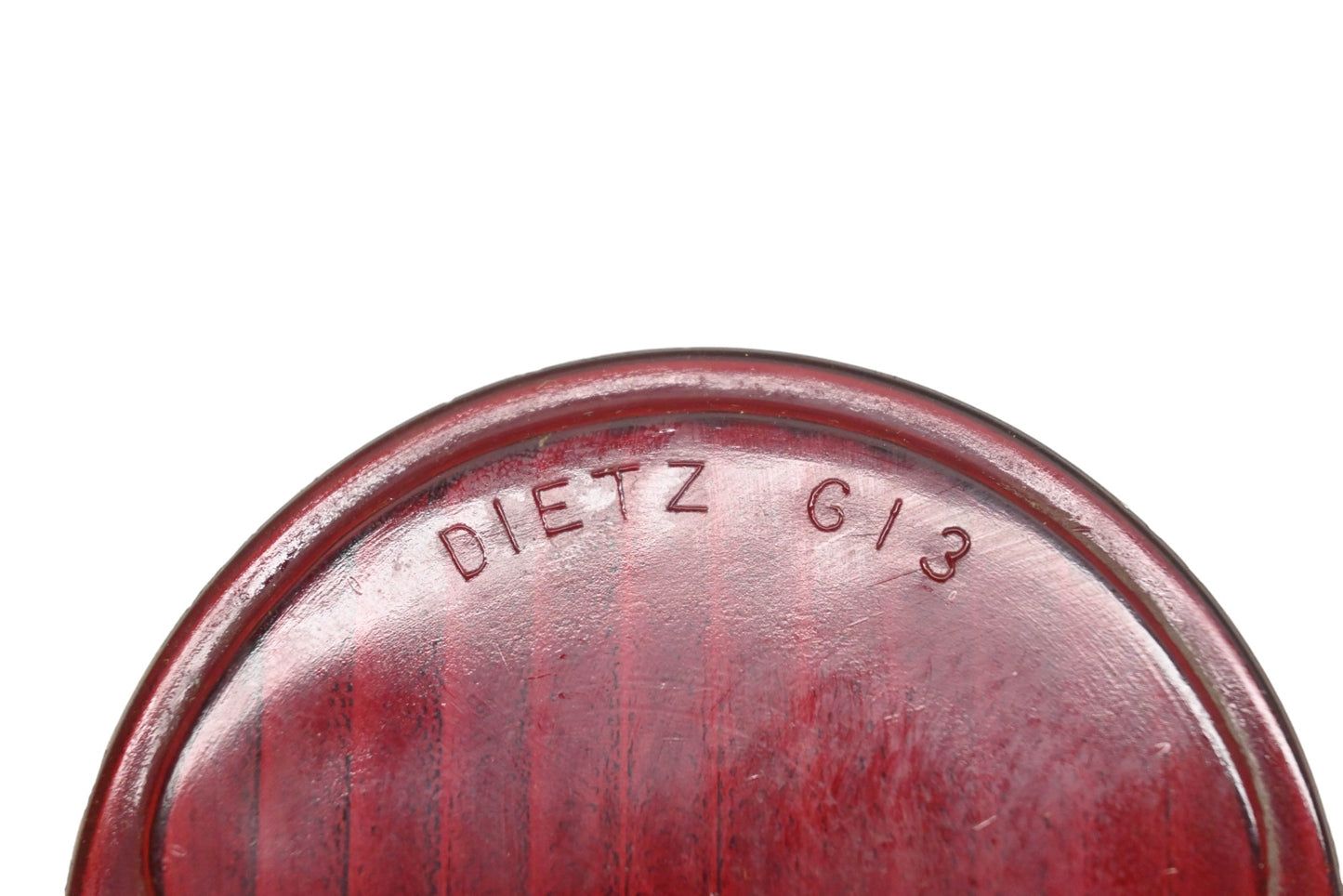Dietz G13 Red Glass 3.5" Taillight Lens NOS