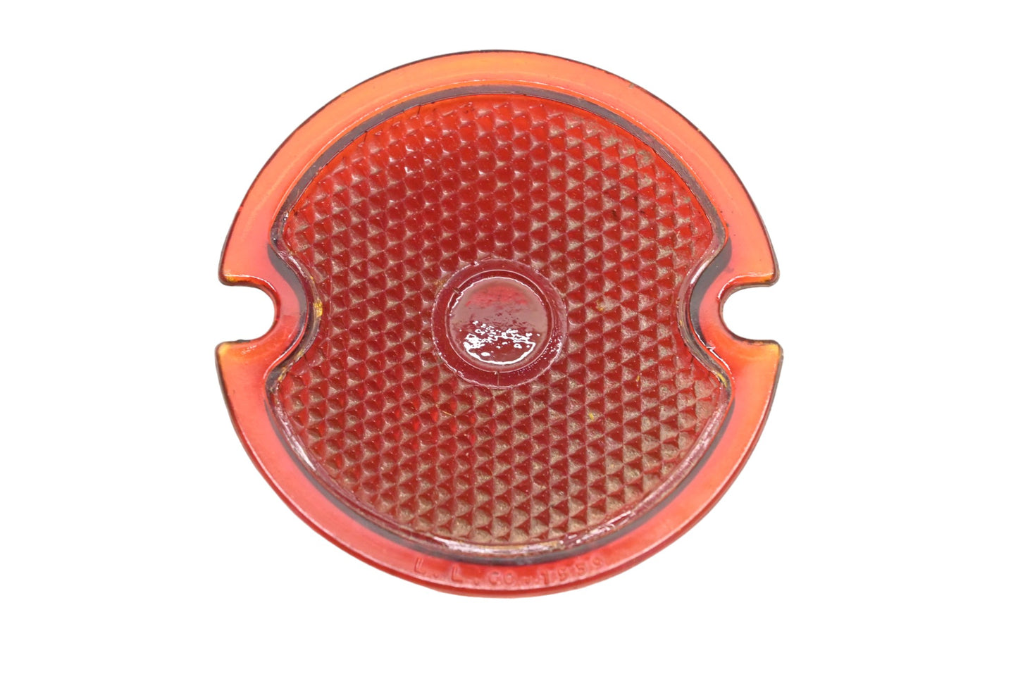 L.L. Company 1539 Red Glass 3.5" Taillight Lens NOS