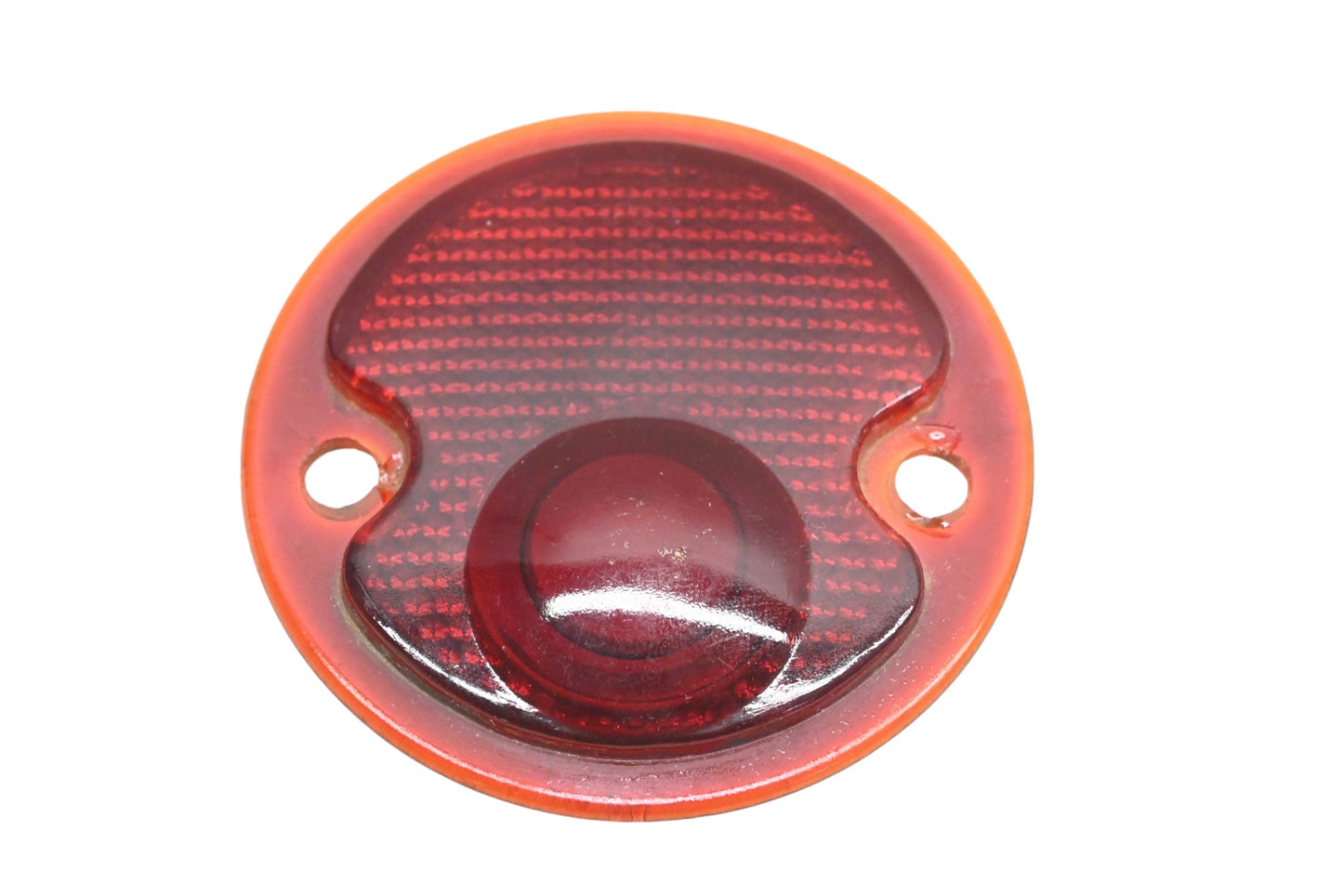 Aftermarket 24017 Red Glass 3.5" Taillight Lens NOS