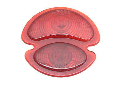 Arrow 20021 Red Glass 3.75" Taillight Lens NOS