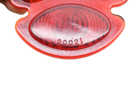 Arrow 20021 Red Glass 3.75" Taillight Lens NOS