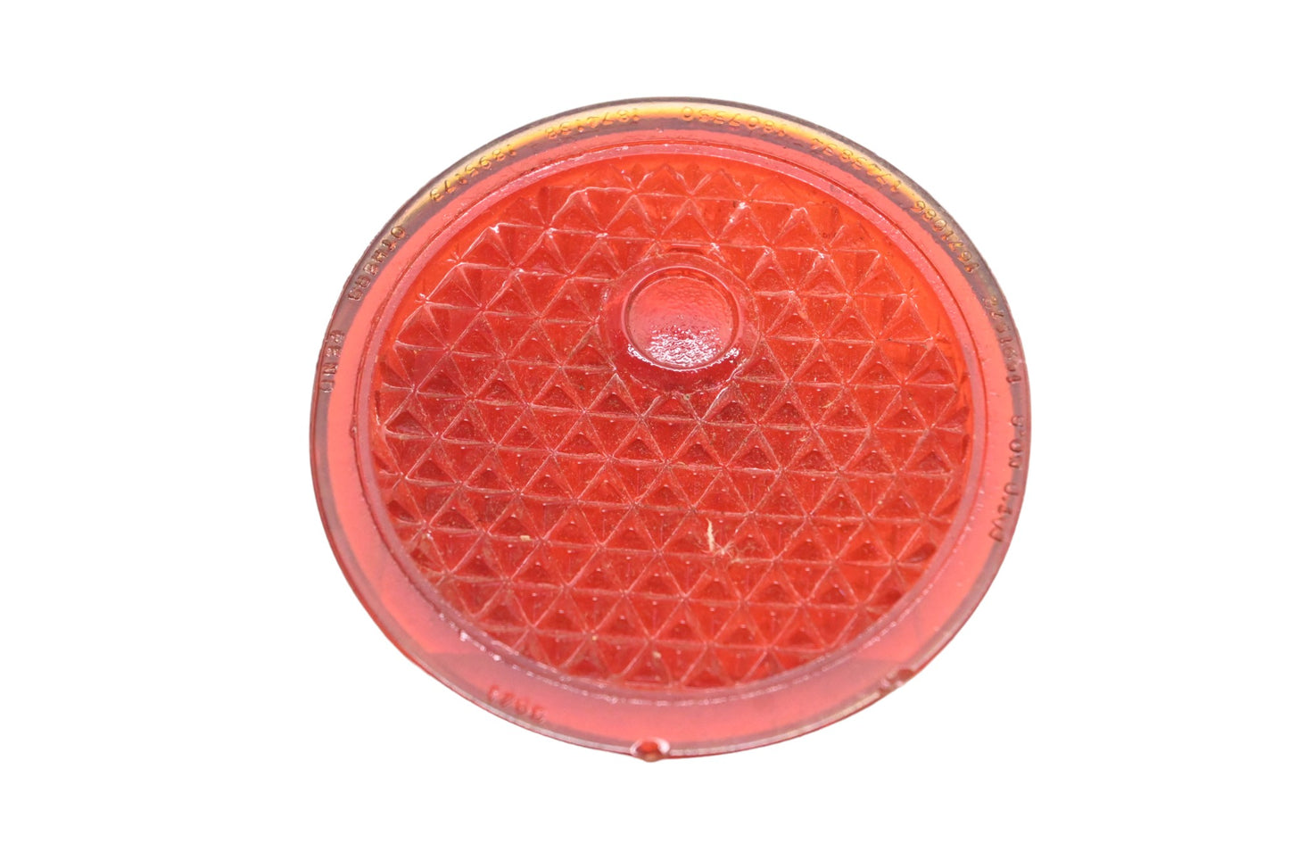 Aftermarket 1795 Red Glass 3.25" Taillight Lens NOS