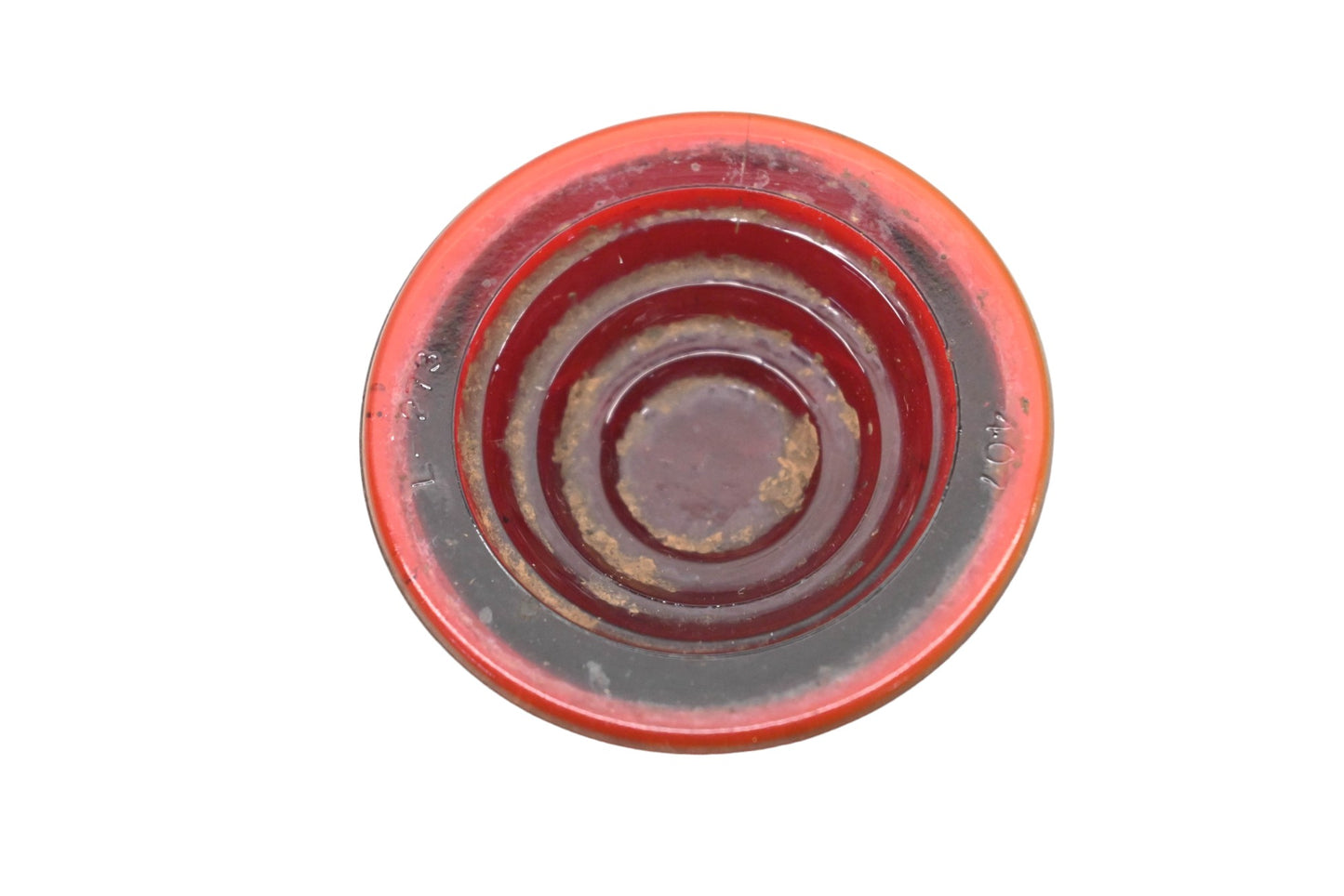 Usalite L-273 Red Glass 2" Taillight Lens NOS