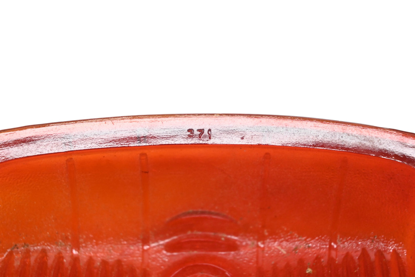 Lynx Eye 371, T-371 Red Glass 4-7/8" x 2-3/4" Taillight Lens NOS