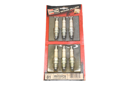 Champion RV15YC8 Spark Plugs Qty 6 NOS