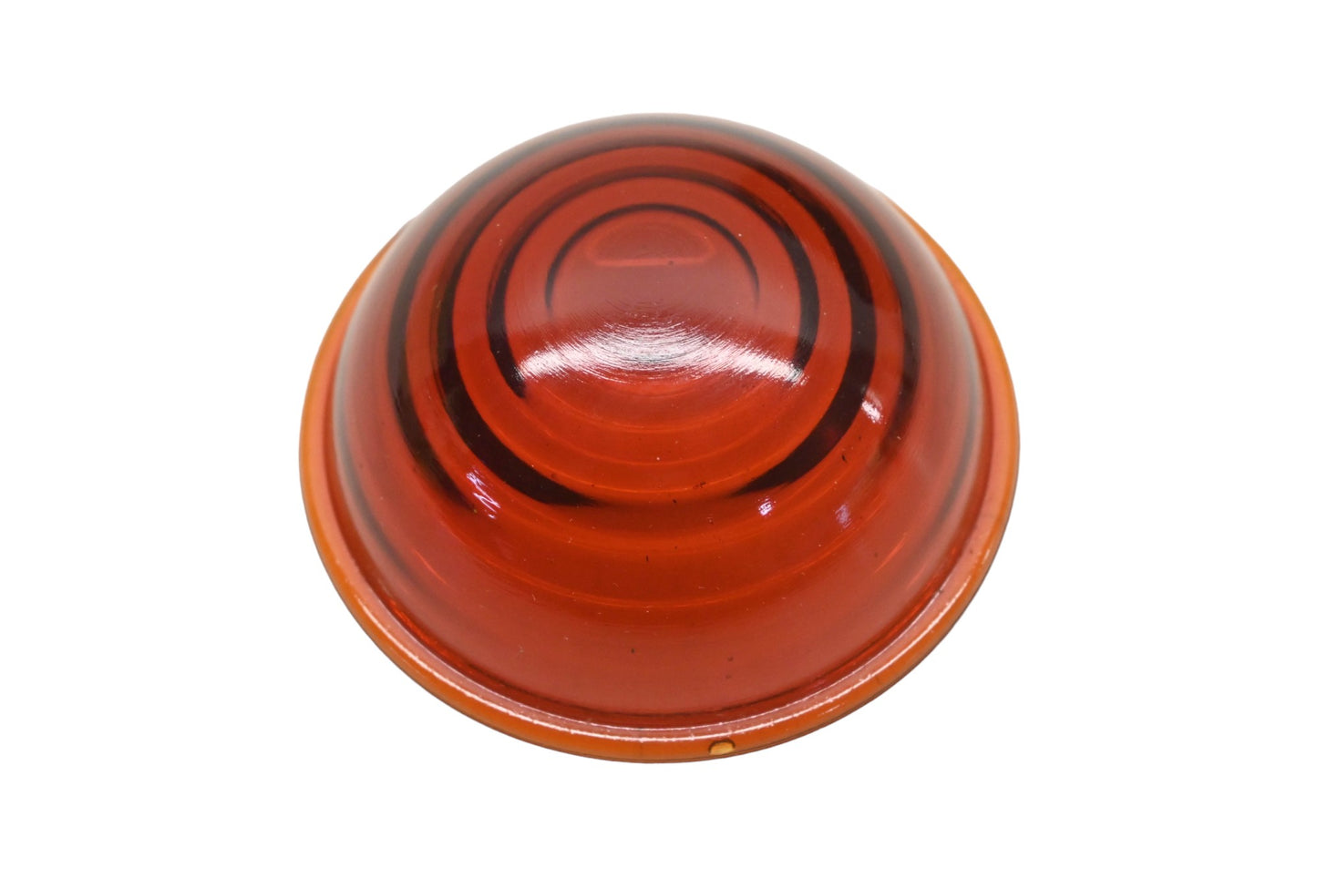 Aftermarket HN026-5 Amber Glass Beehive Turn Signal 3" Lens NOS