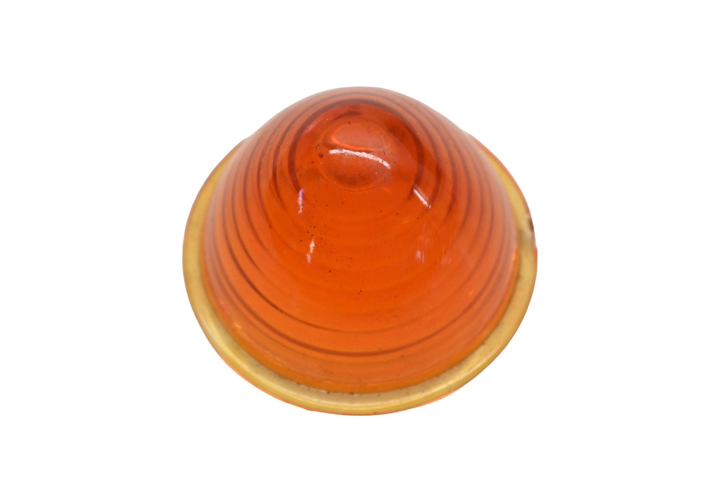 Aftermarket HN026-6 Amber Glass Beehive Turn Signal 2-3/8" Lens NOS