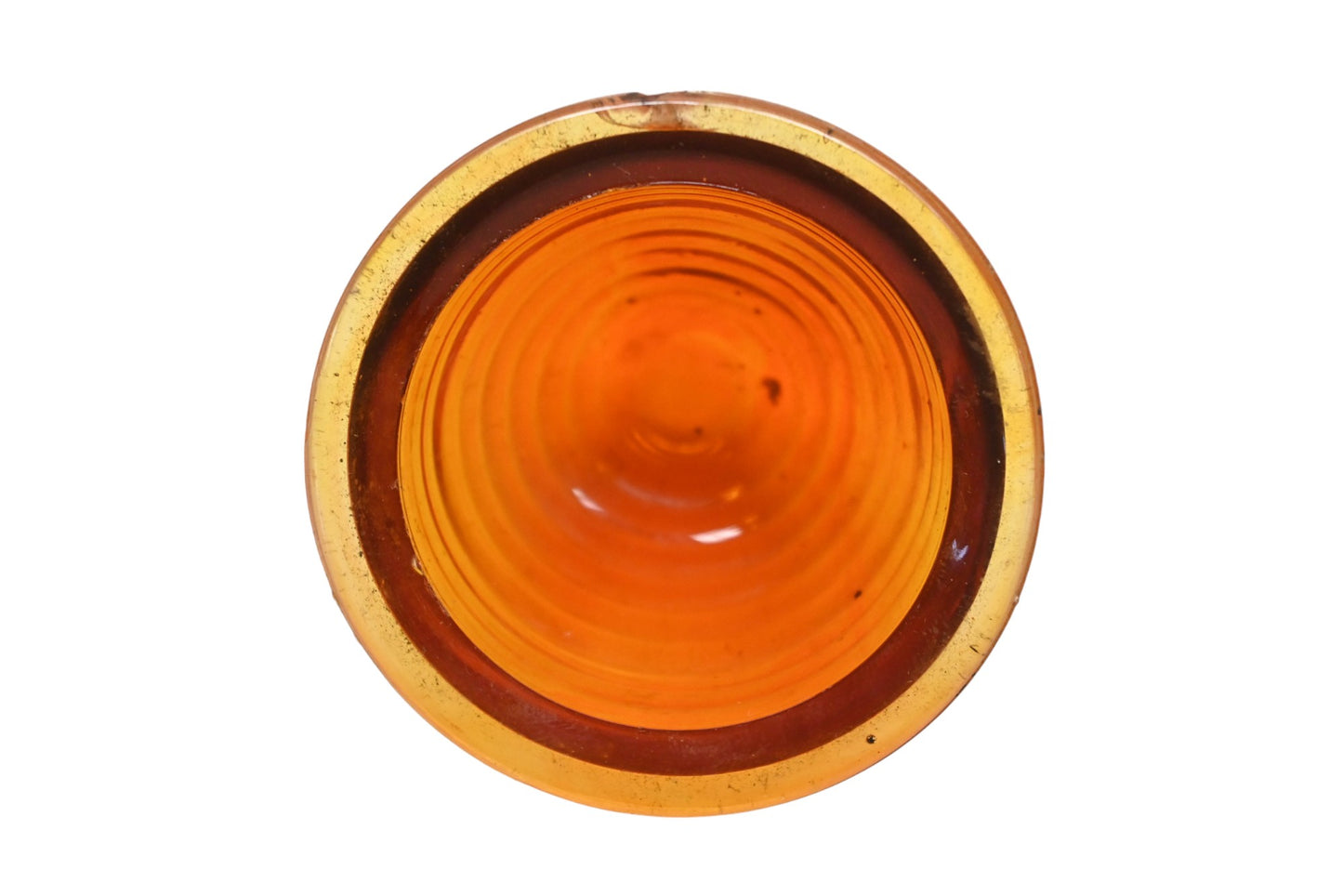 Aftermarket HN026-6 Amber Glass Beehive Turn Signal 2-3/8" Lens NOS