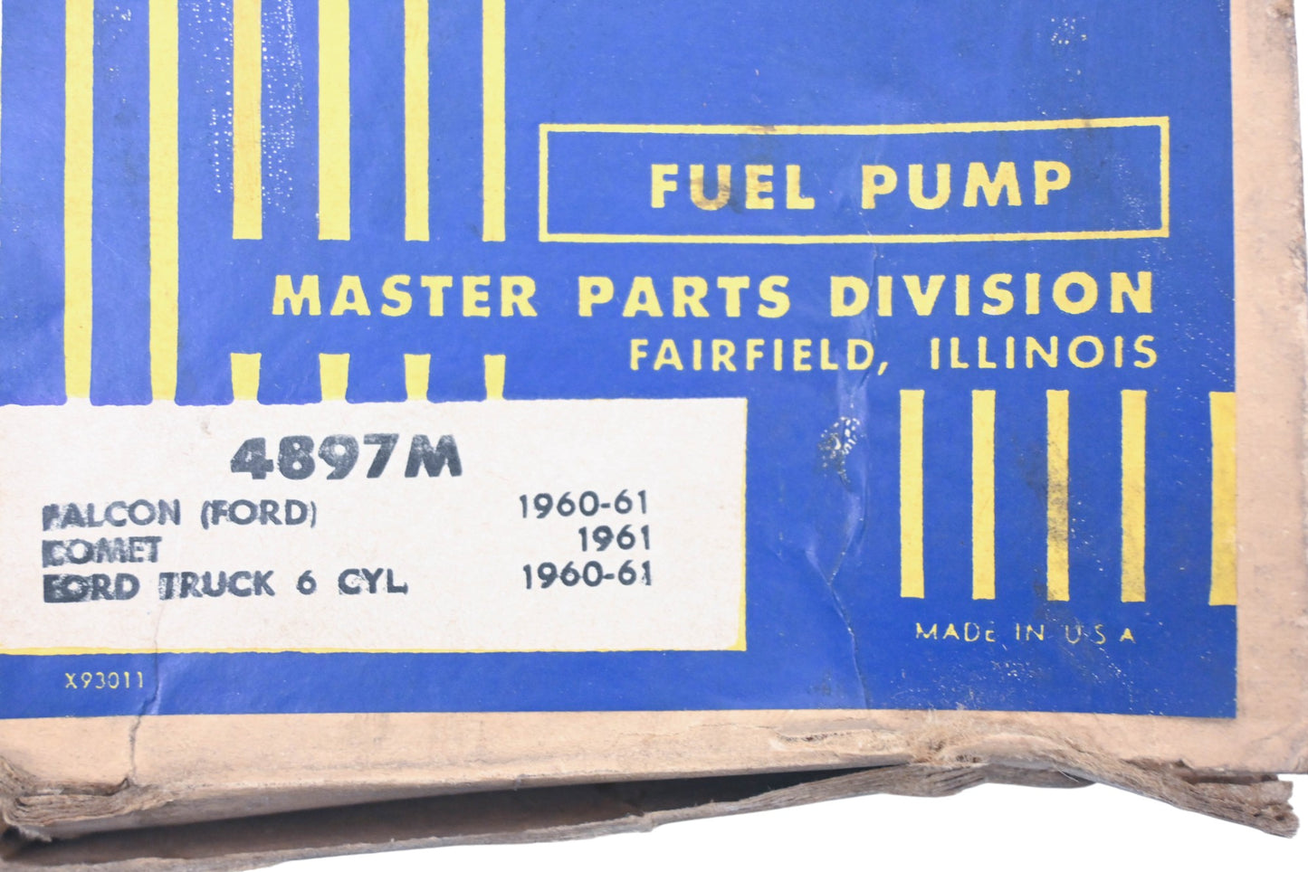 Master Parts 4897M Fuel Pump Assembly NOS