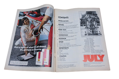 Car And Driver MD038-27 July 1973 Magazine